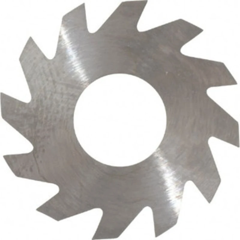 RobbJack 1 x 0.025, 3/8 Arbor, 12-Tooth Solid Carbide Slitting & Slotting Saw Uncoated, RH Cut, Straight Teeth, Conca...